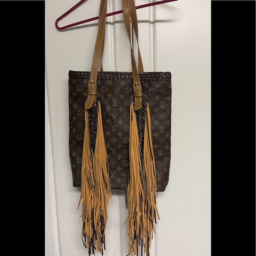 Louis Vuitton fringe tote